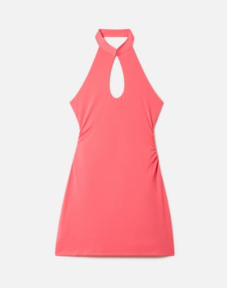 glassons halter dress Multiwear Mini in Cute Coral Tiktok