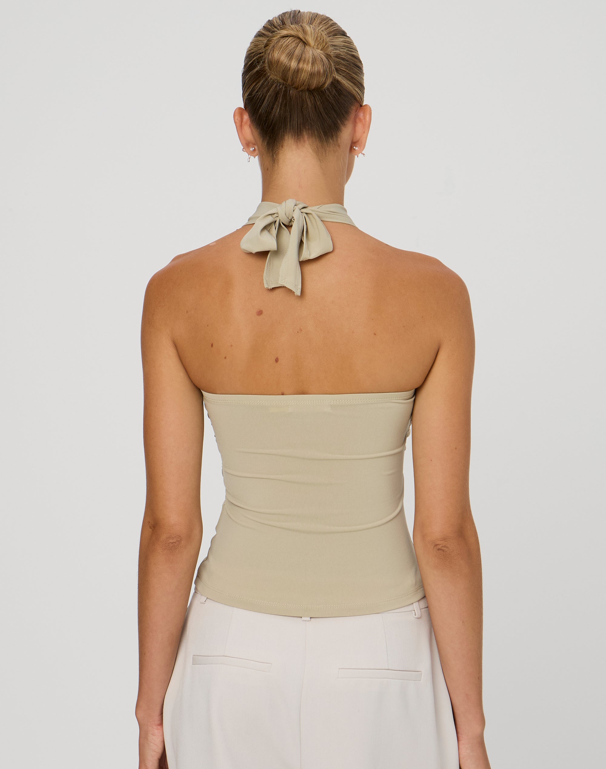 Wrap Halter Top in Like A Moss