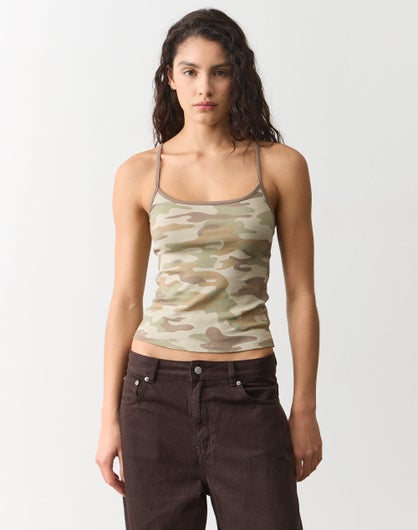 Thin Strap Cotton Tank