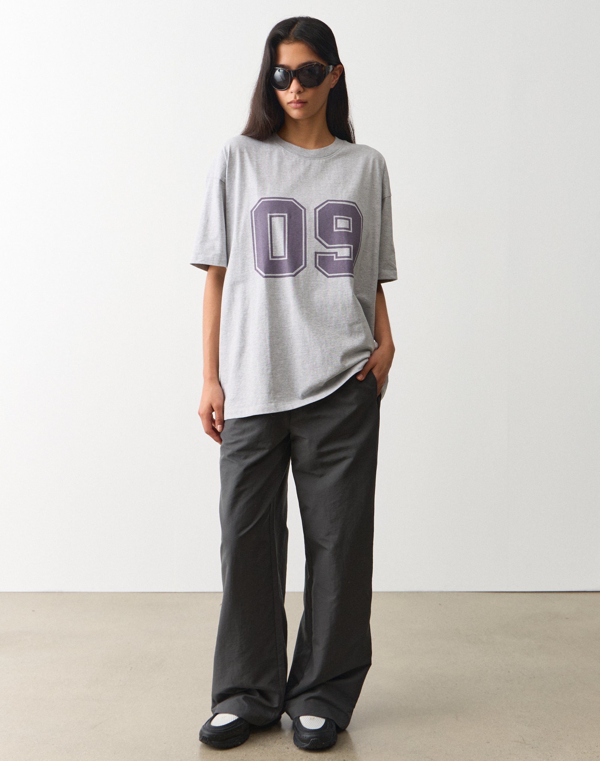 Graphic Oversized T-shirt in Pgm X Dusky 09 | Glassons US