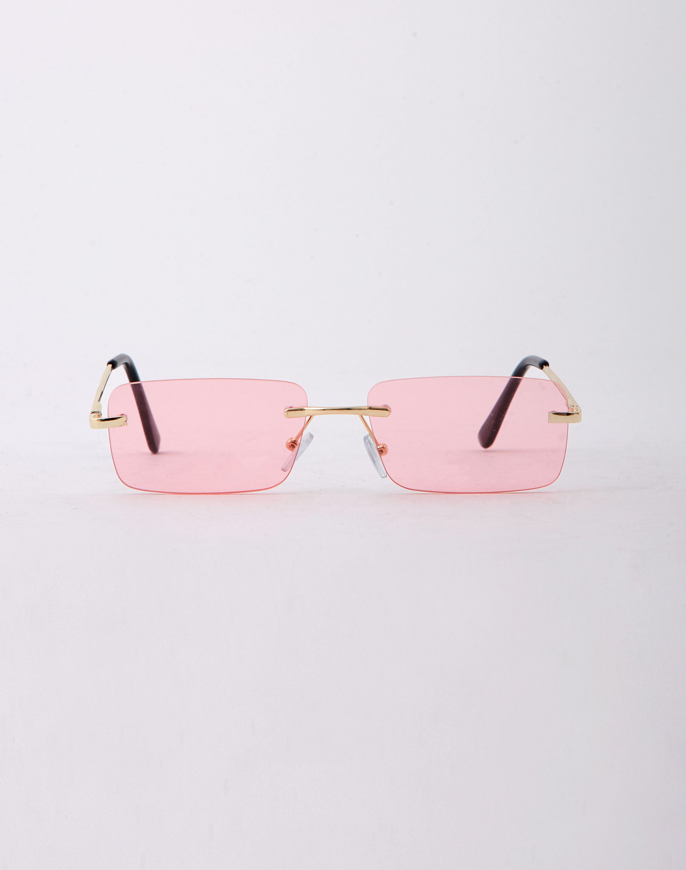 pink rectangle sunglasses