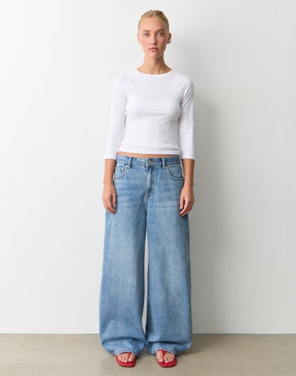 Low Rise Super Baggy Jean