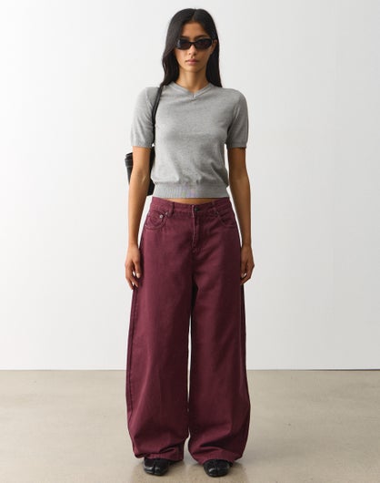 Low Rise Super Baggy Jean