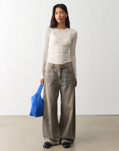 Low Rise Super Baggy Jean