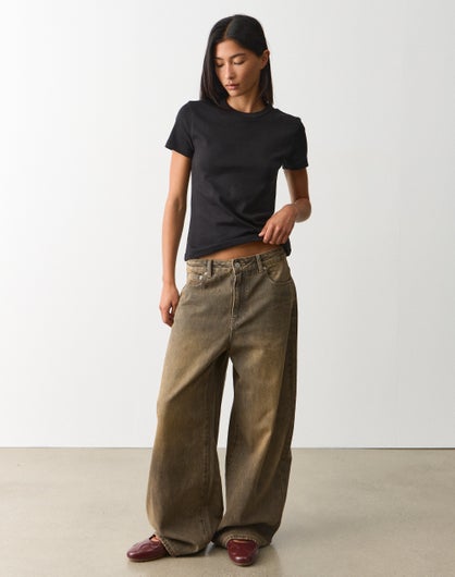 Low Rise Super Baggy Jean