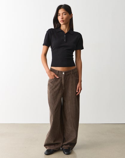 Low Rise Super Baggy Cord Pant