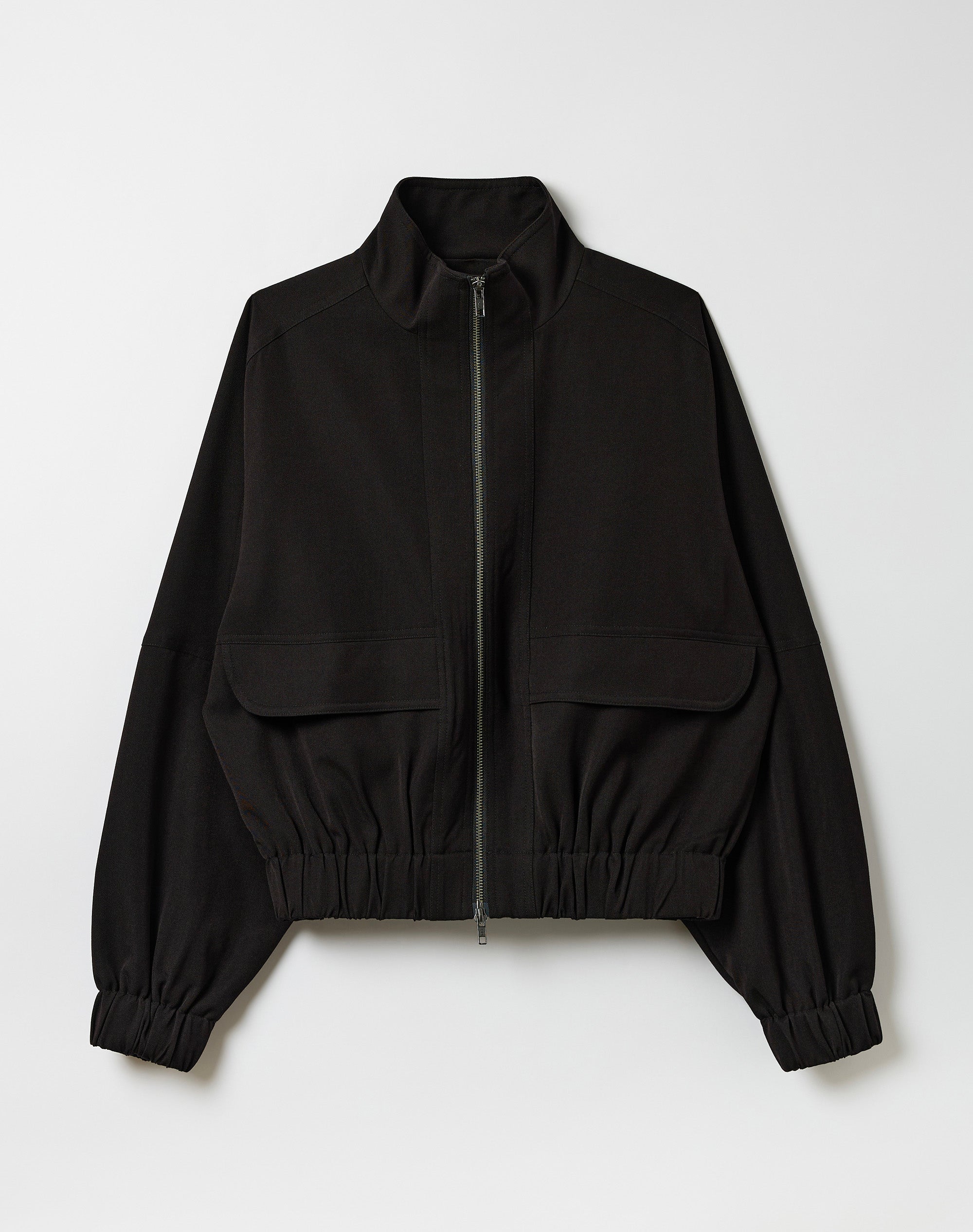 Collared Bomber Jacket in Black | Glassons US