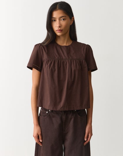 Cotton Babydoll Blouse