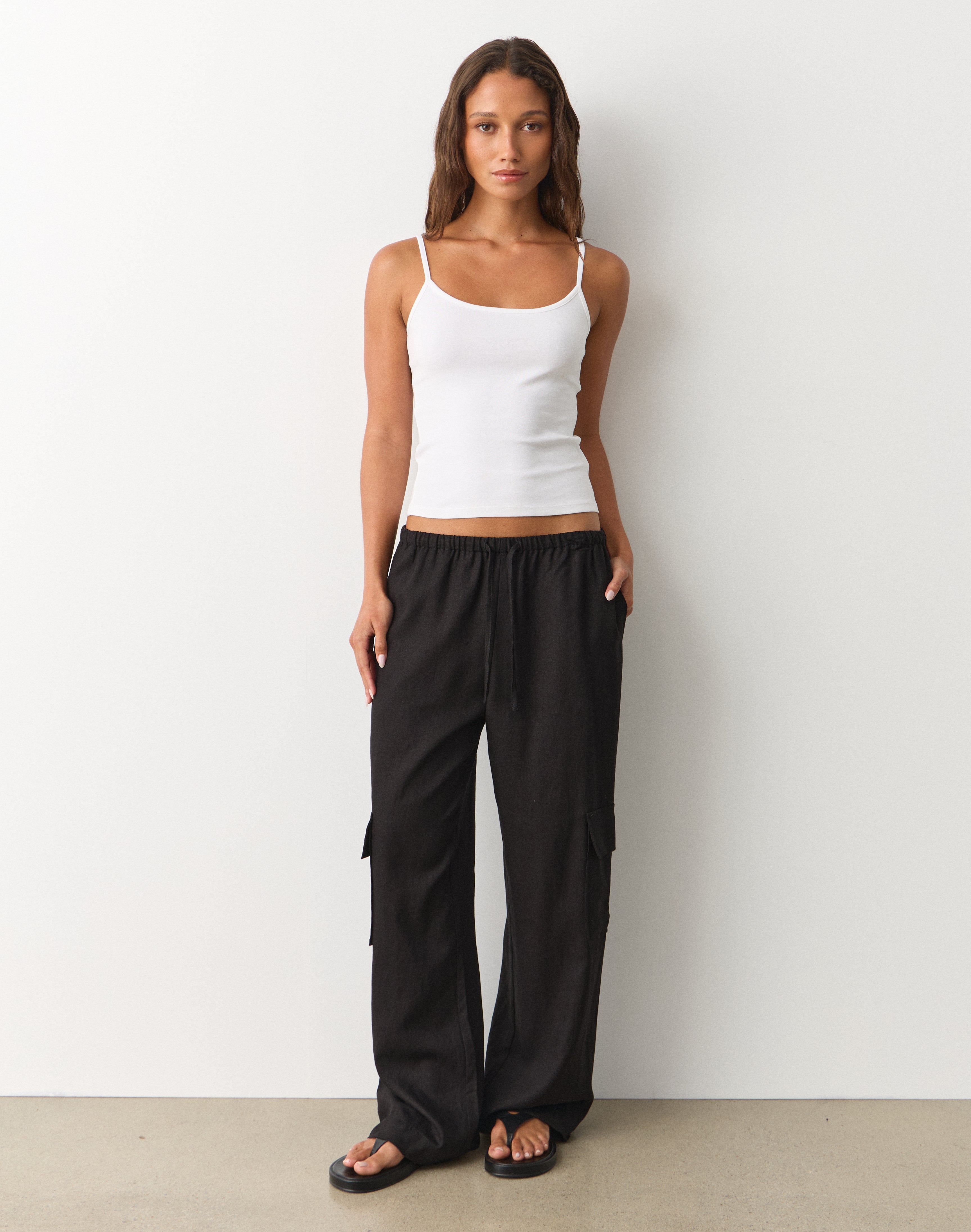 billie-cargo-linen-pants-black