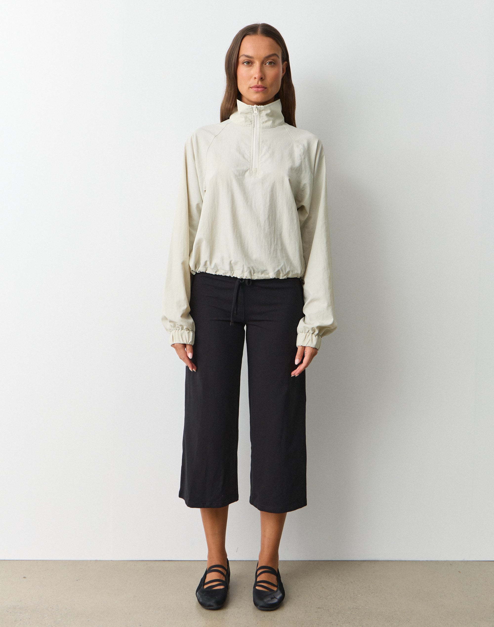 Tie Waist Capri Pant