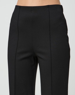 High Waist Relaxed Tailored Pant in Black