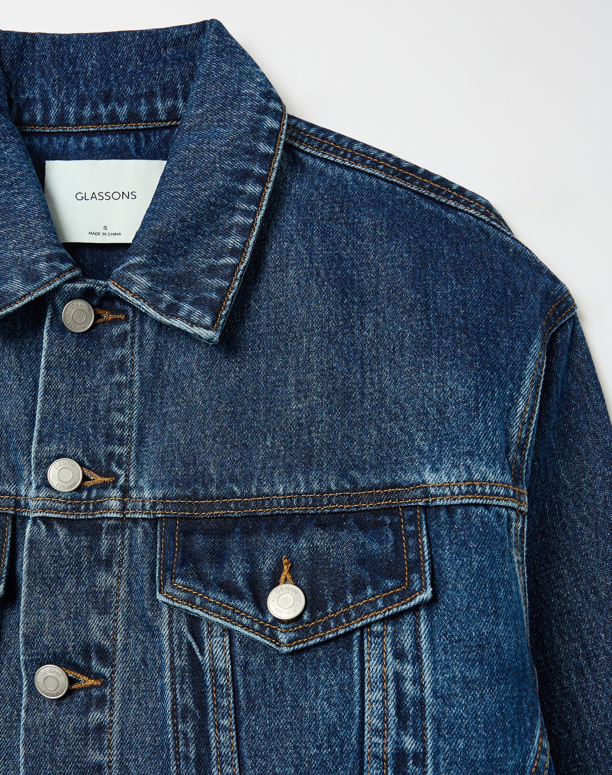 Classic Denim Jacket in Billie Blue Wash | Glassons SG