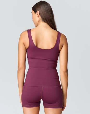 Active Longline Square Neck Top