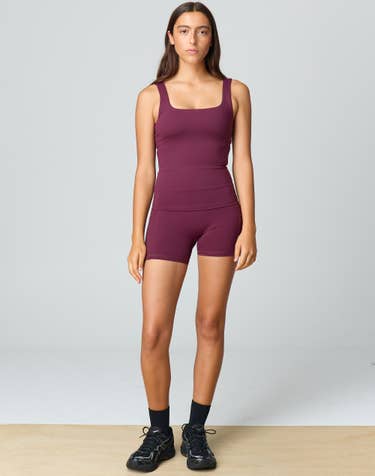 Active Longline Square Neck Top