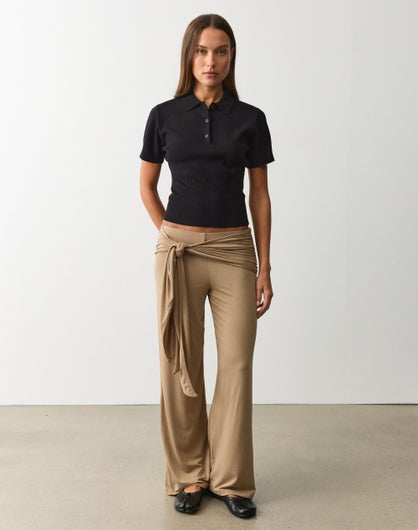 Low Rise Wrap Pant