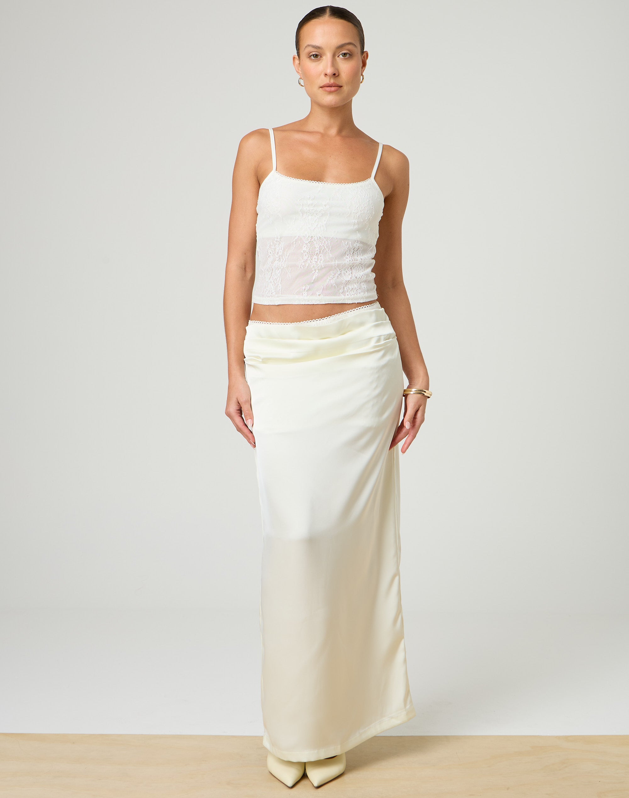 Glassons Satin Maxi Skirt GLASSONS Leopard Print Satin Slip Midi