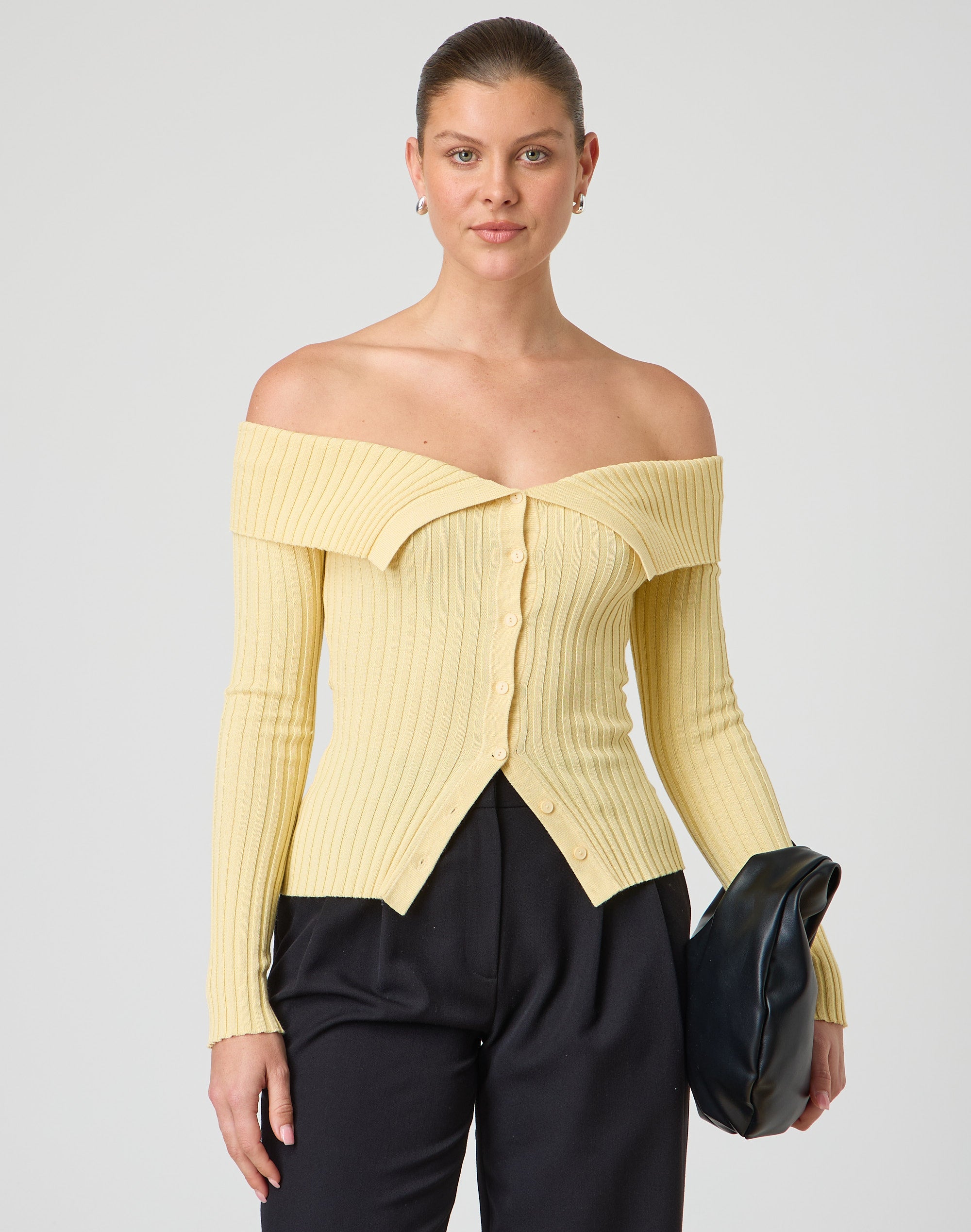 Long Sleeve Off Shoulder Knit Off The Shoulder Sweater Long Sleeve