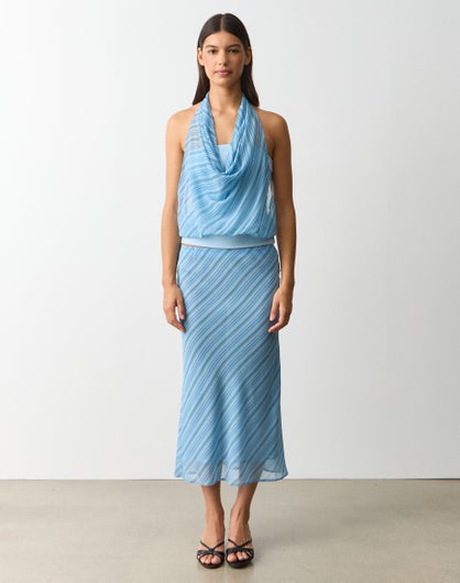 Chiffon Midi Skirt