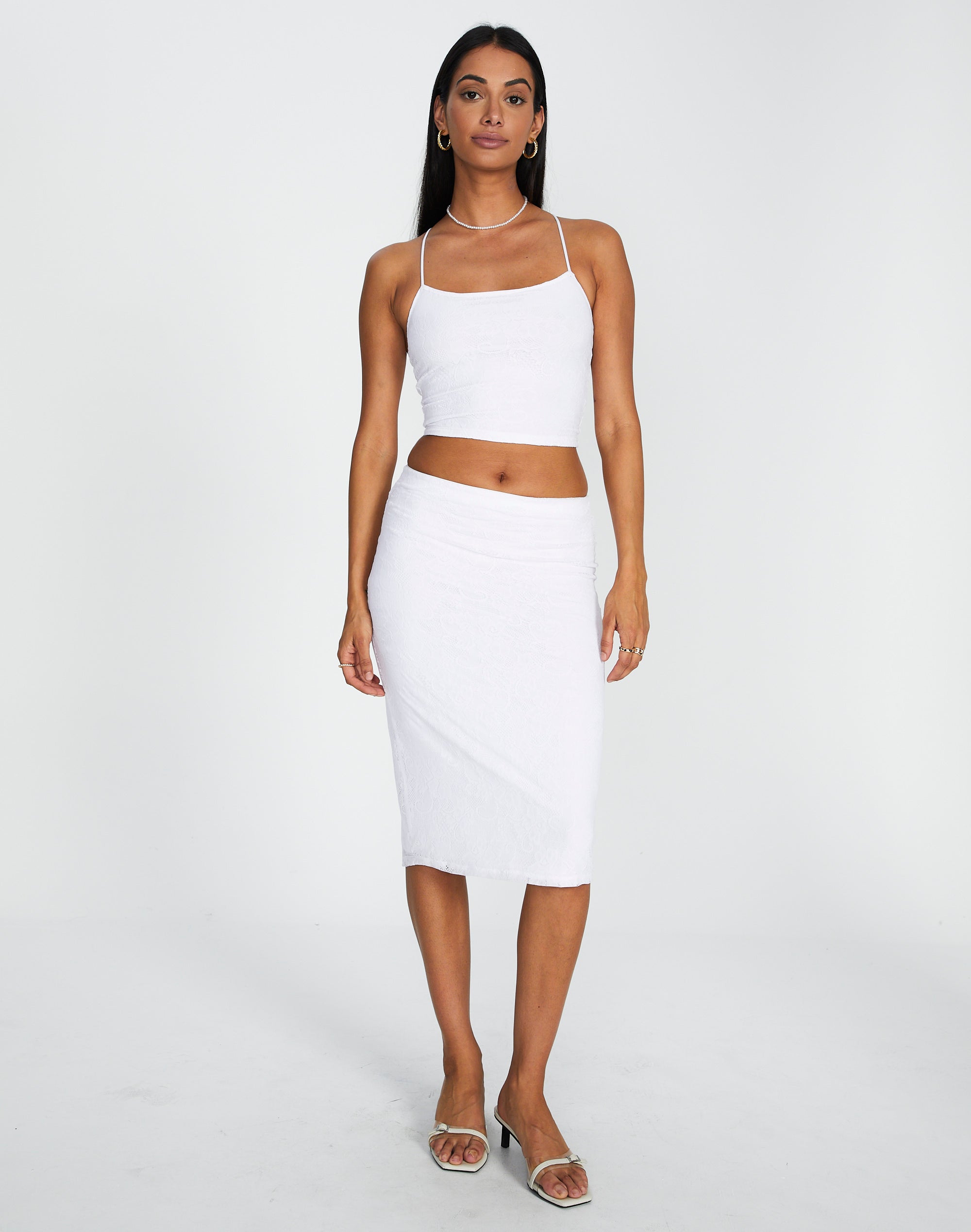 White Ivory Satin Skirt Midi Slip Skirt TWO Layers 100 Real  Etsy   Fashion Style Silk outfit