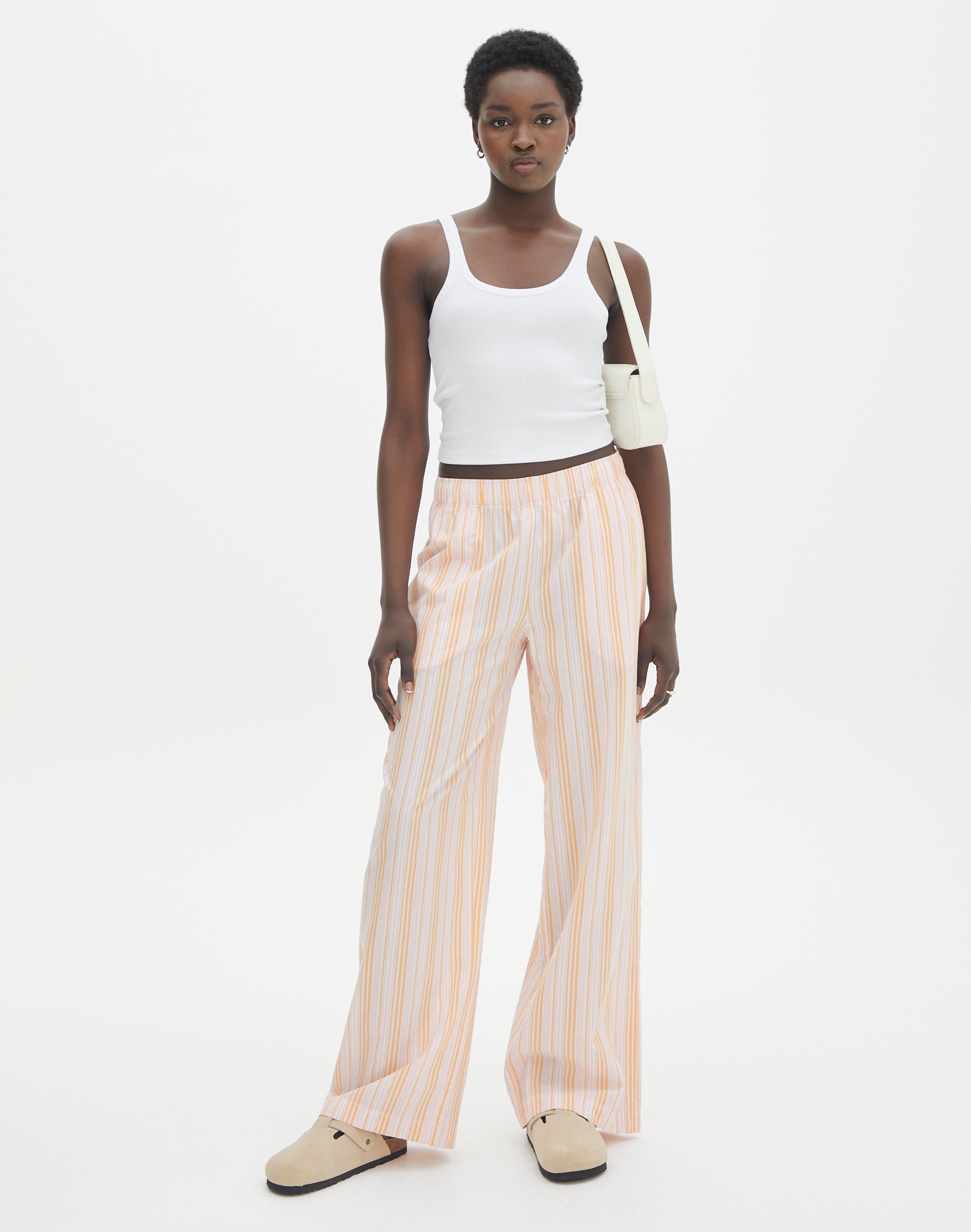 Palmer Wide Leg Pants in Twill