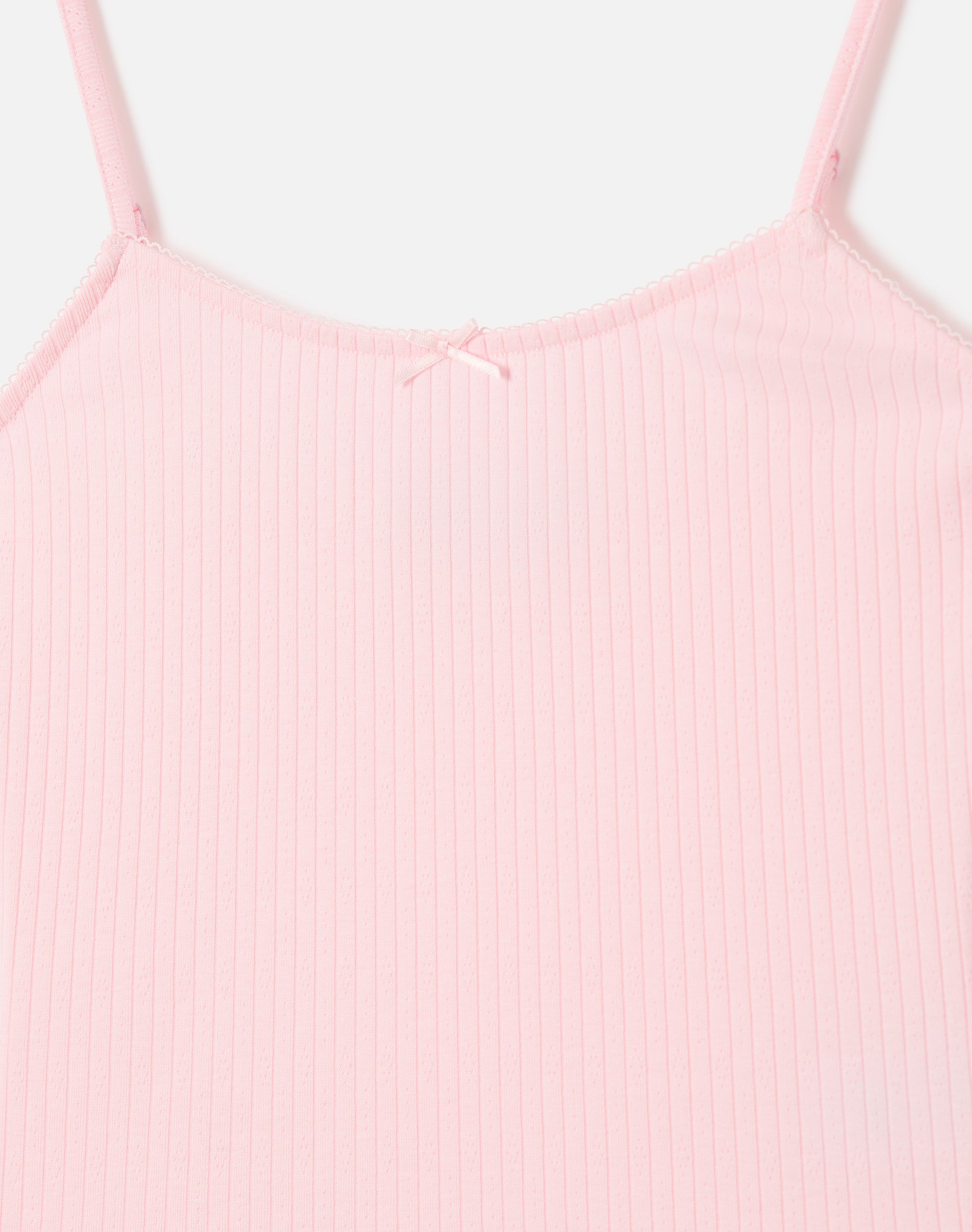 Ribbed Pointelle Cami in Cosmo Kiss | Glassons US