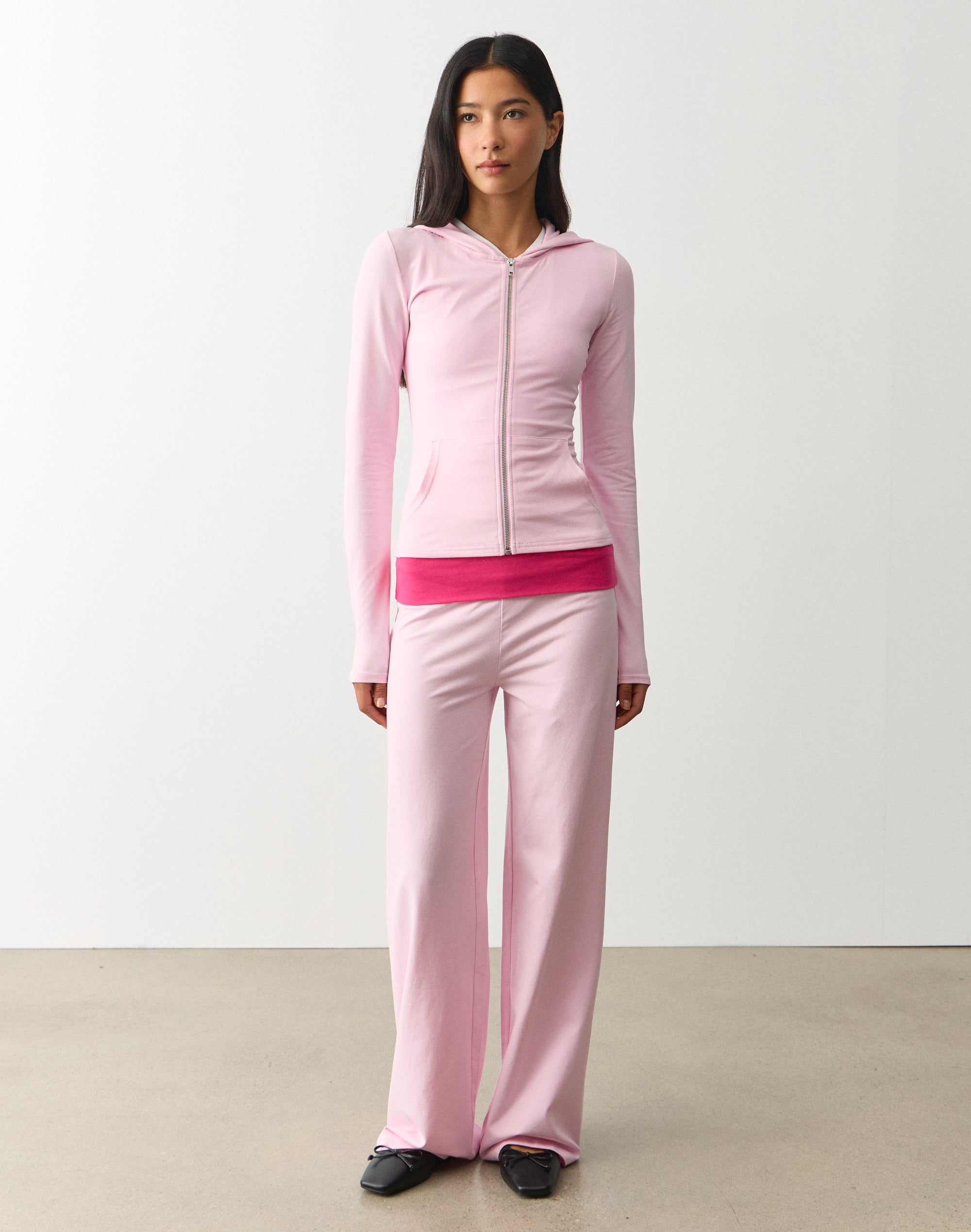 TAKPINK Zip Up Jacket in Tickled Pink | Glassons