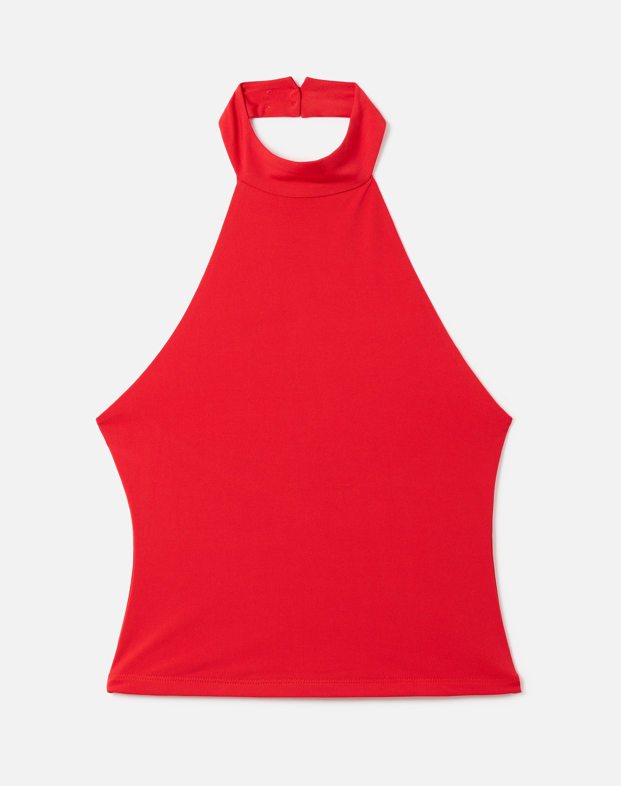 High Neck Top in Salsa Slay | Glassons US
