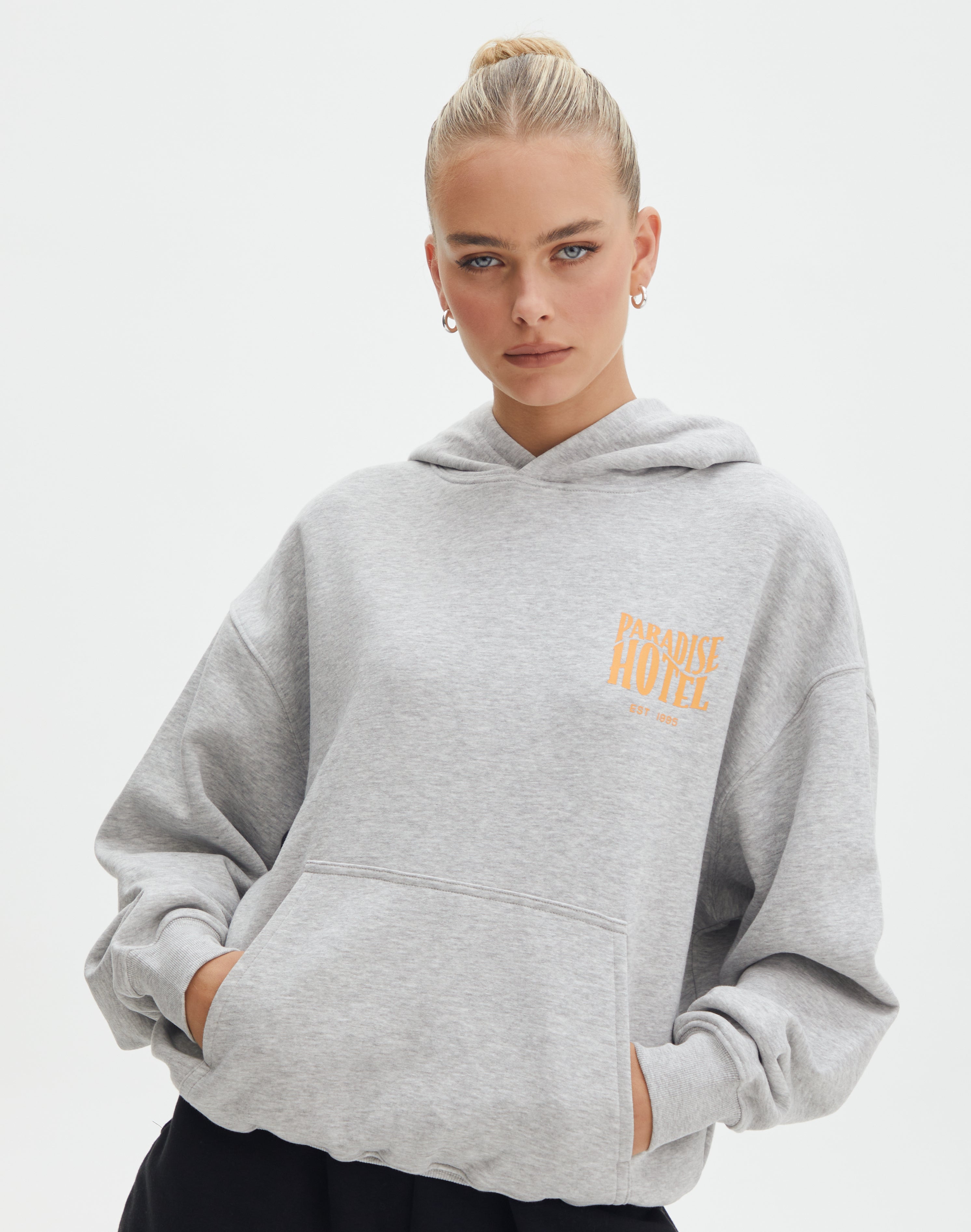 Graphic Print Hoodie in Print | Glassons