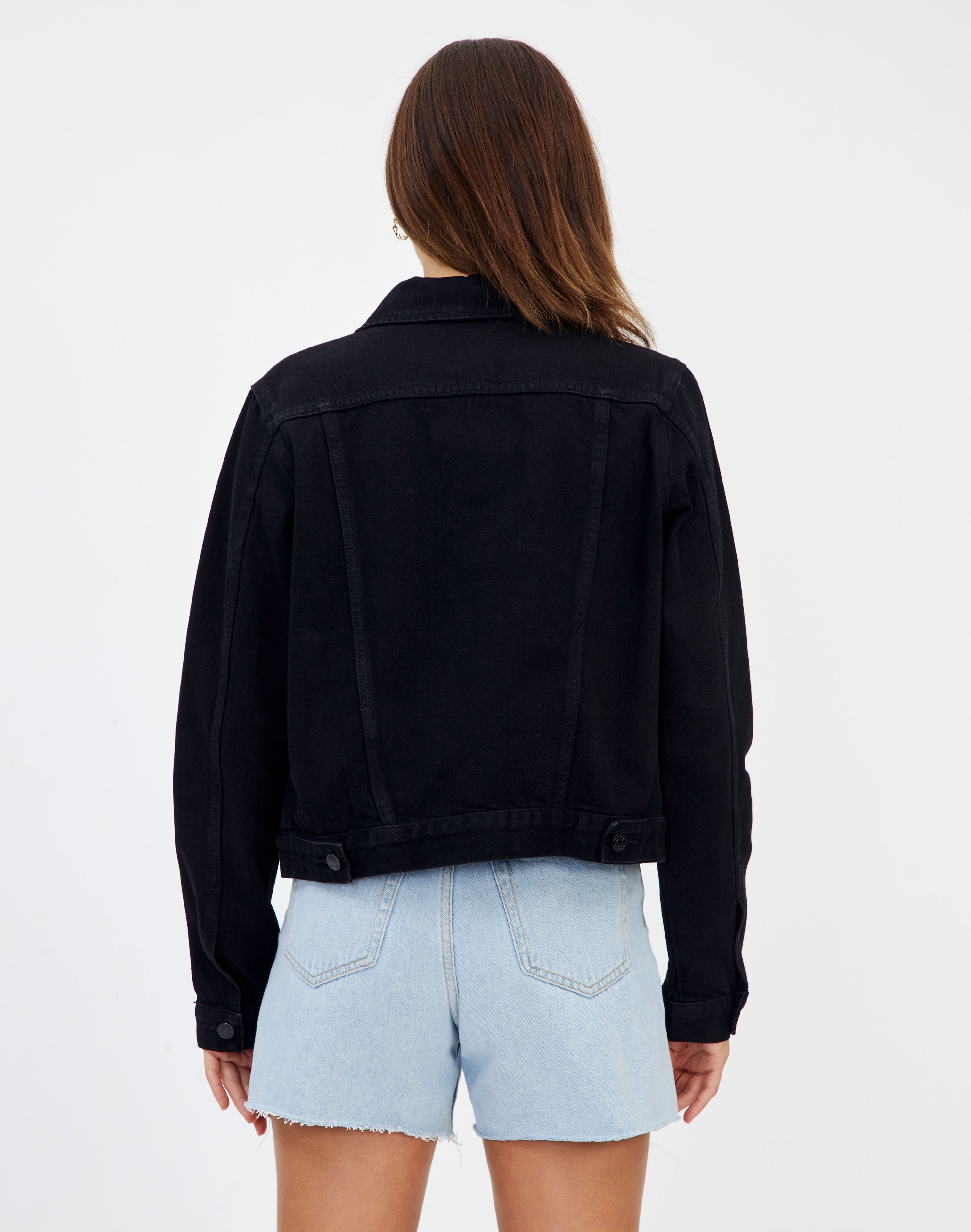 glassons black denim jacket