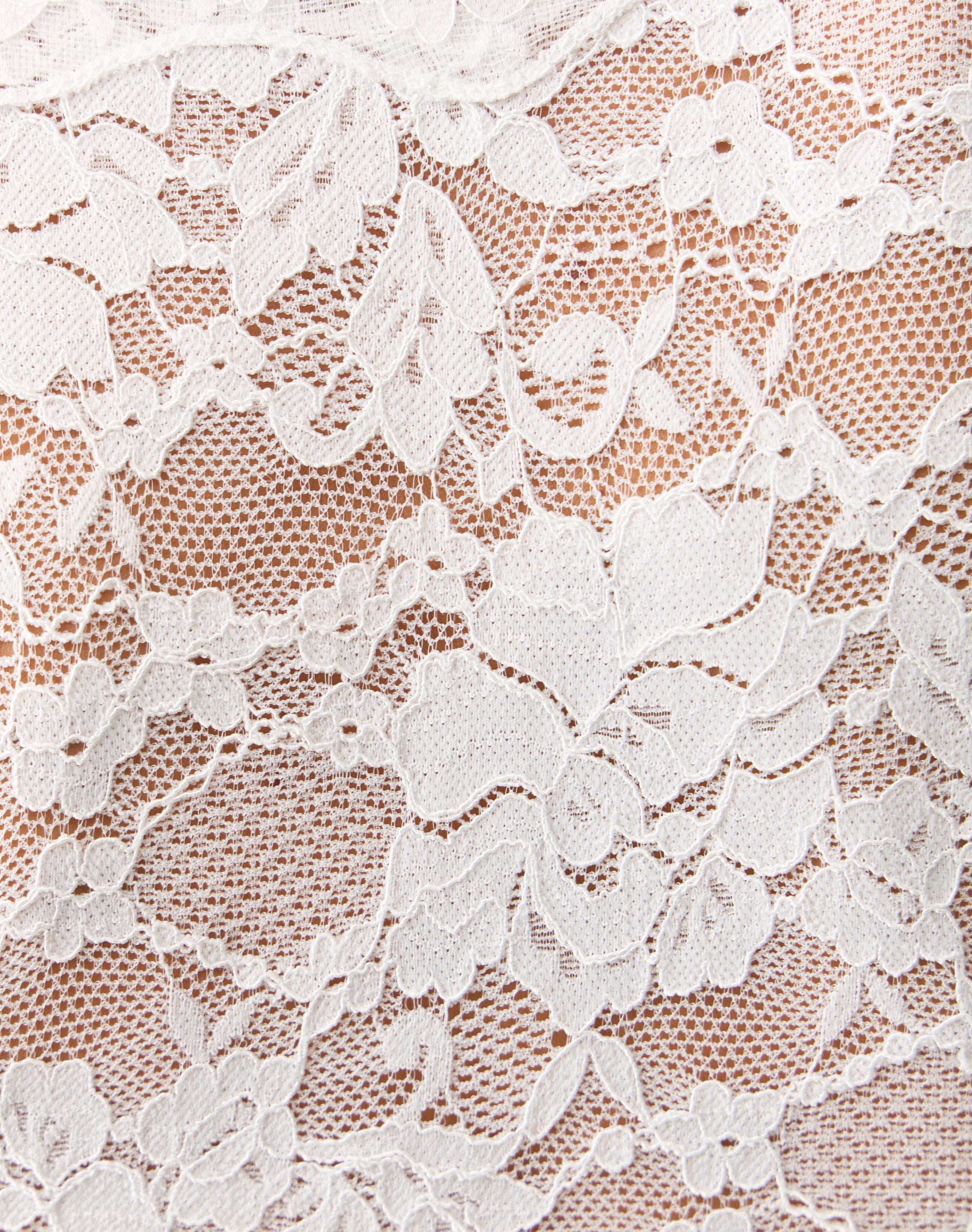 Lace Hook And Eye Top in Milk | Glassons US