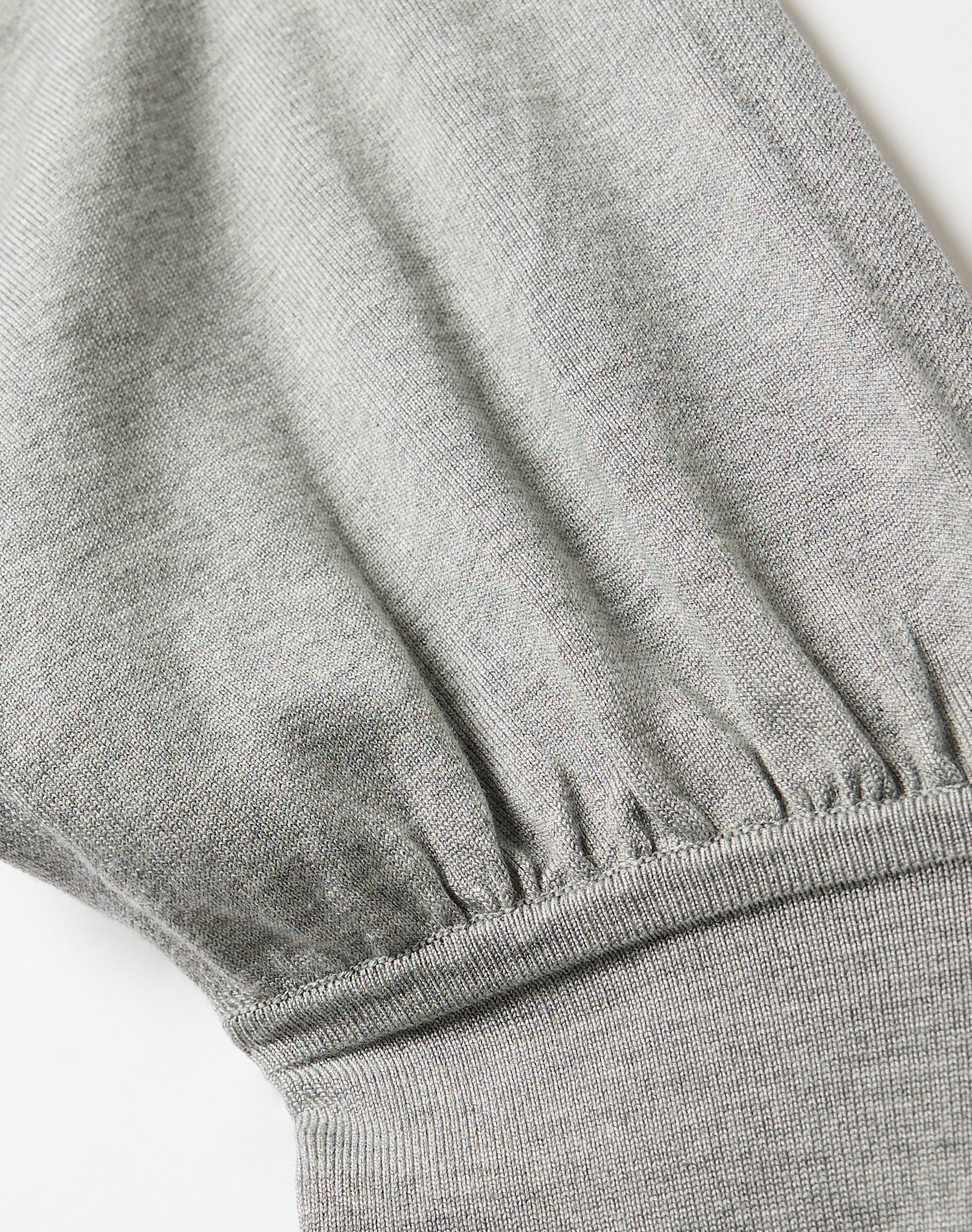 V Neck Knit Top in Grey Marle | Glassons US