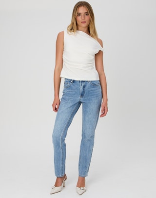 Womens High Waisted Jeans, High Rise Jeans