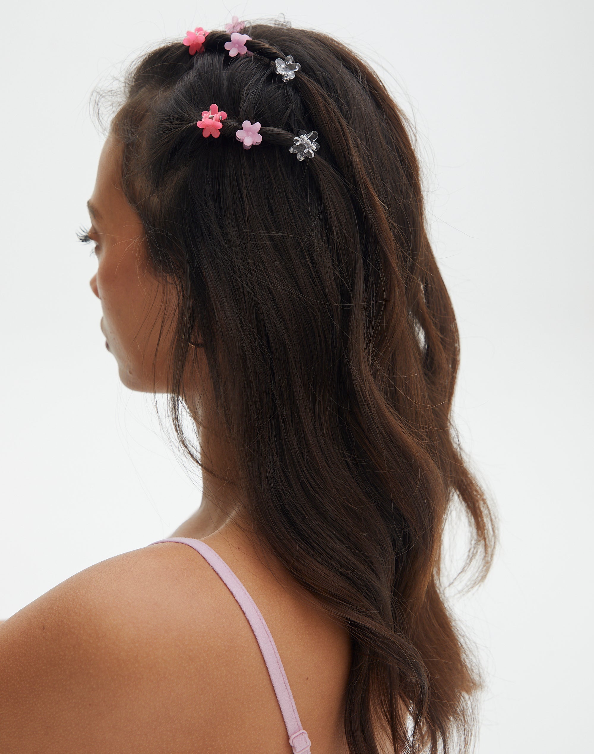 Small Flower Headband Baby Pink Hair Bands