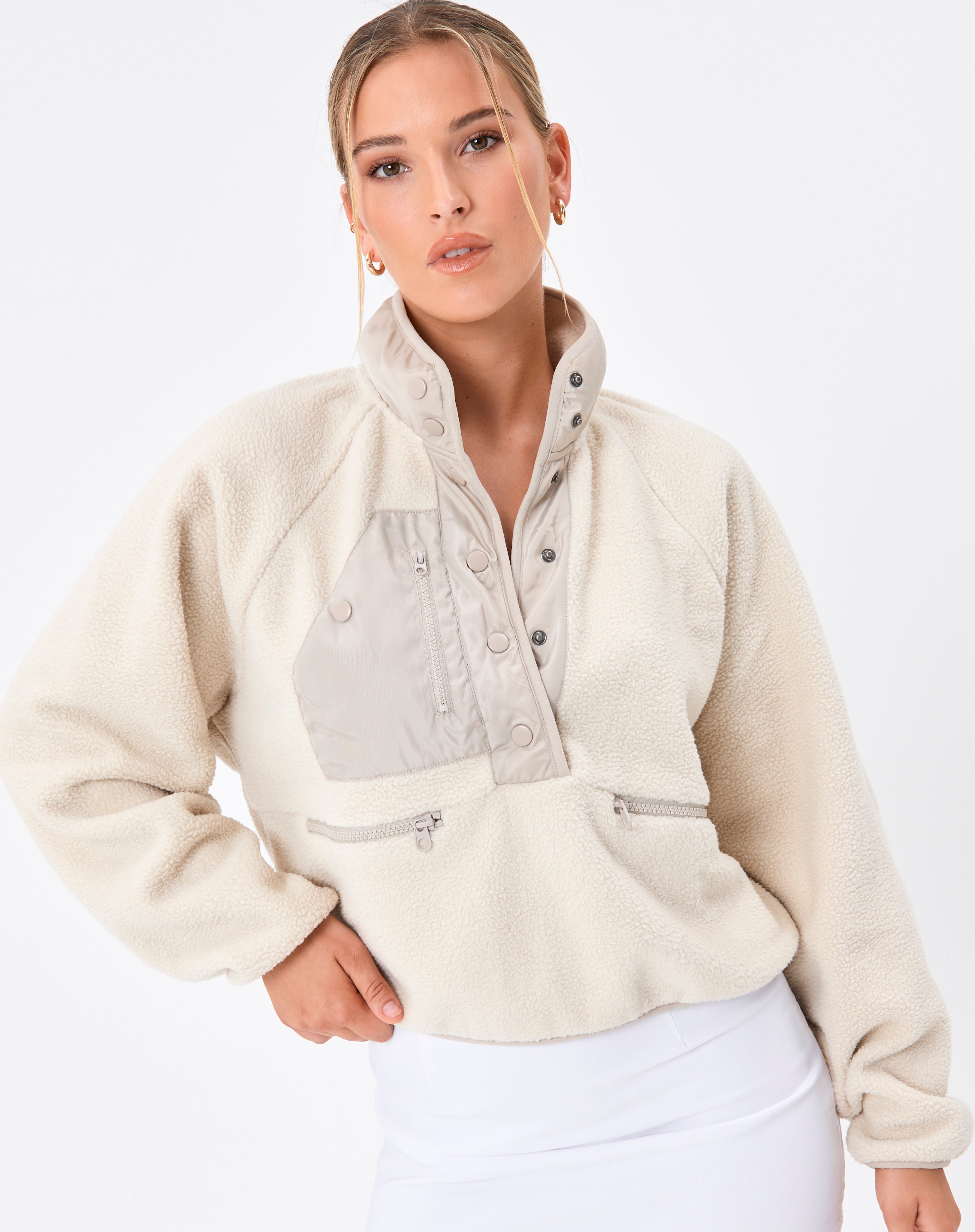 zip teddy jacket