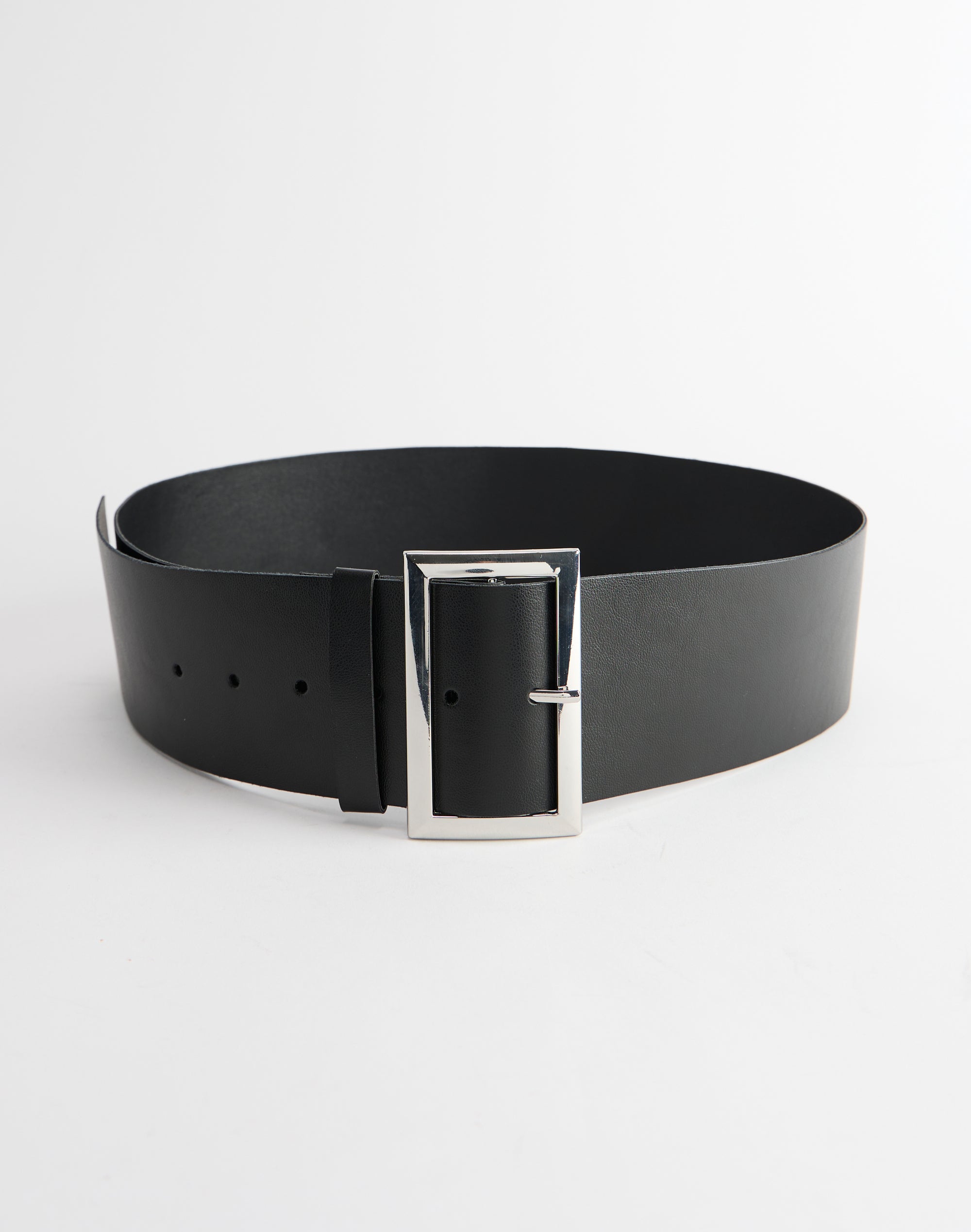 Faux Leather Utility Belt in Yellow | Glassons US