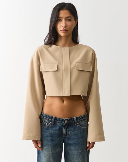 Cropped Tailored Jacket