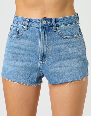 High Rise Mini Shorts