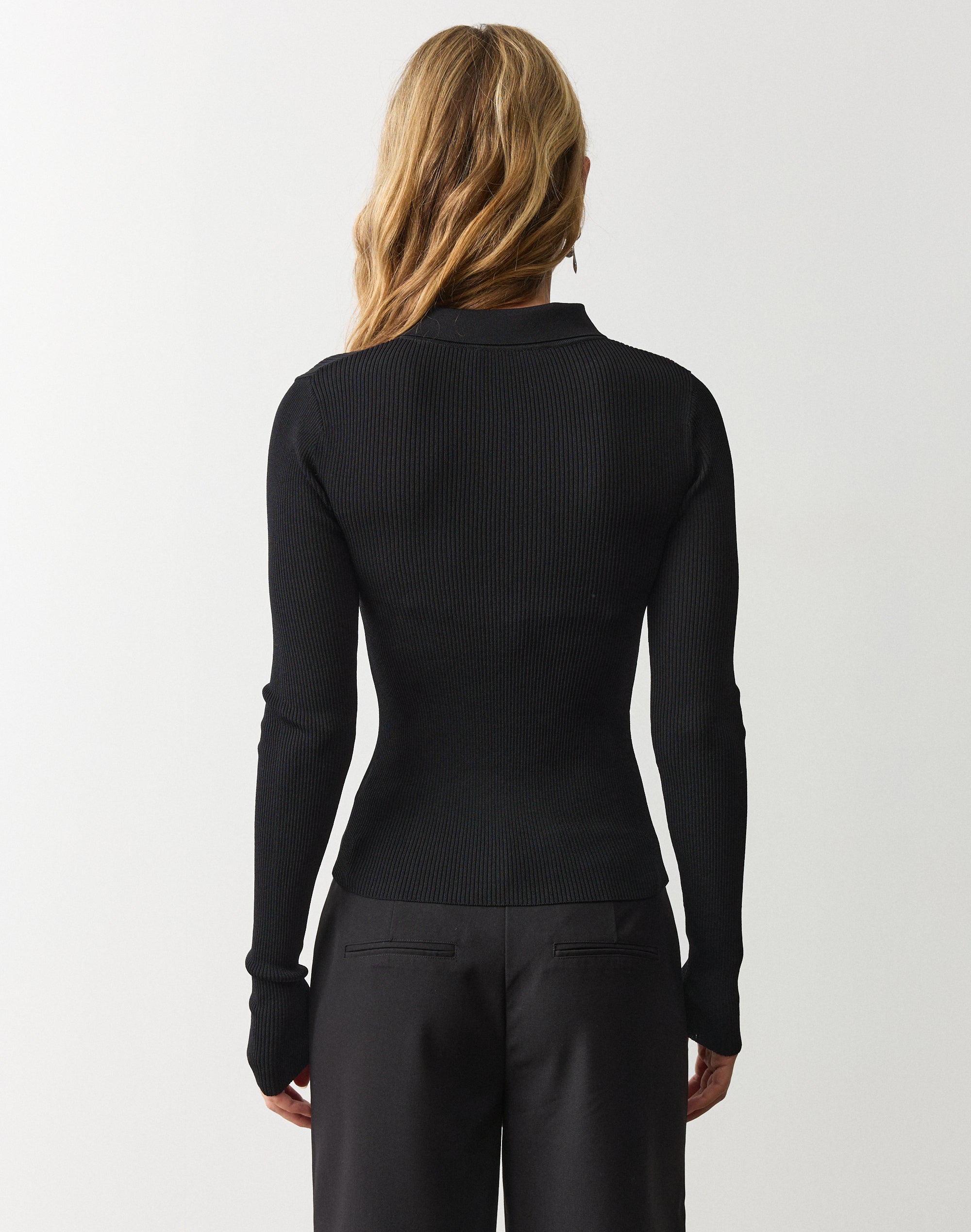 ttt_msw Knit polo cardigan（BLACK） Polo Ralph Lauren Cardigan De Tricô | Preto | FARFETCH BR