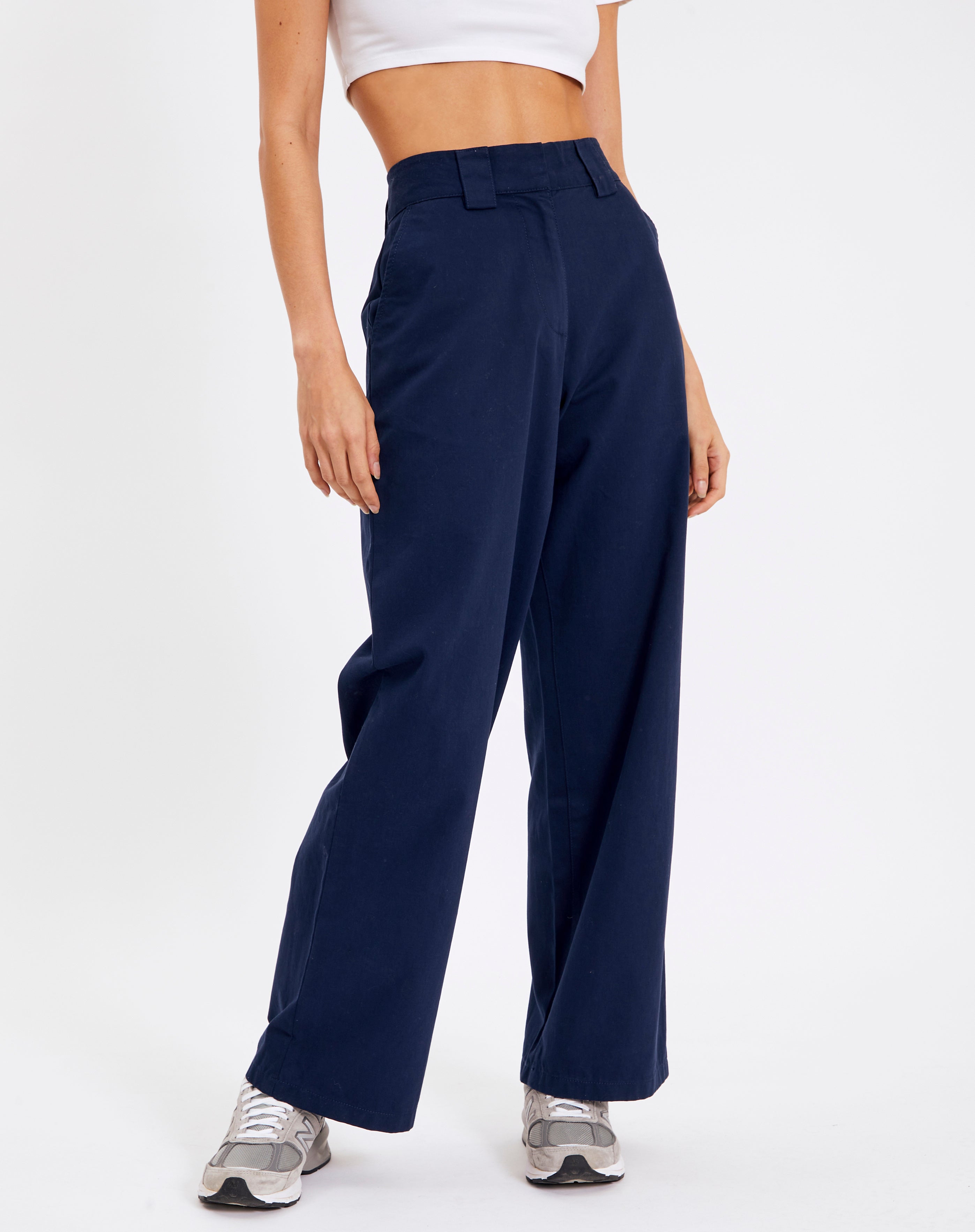 Split Side Flare Pant in Black | Glassons