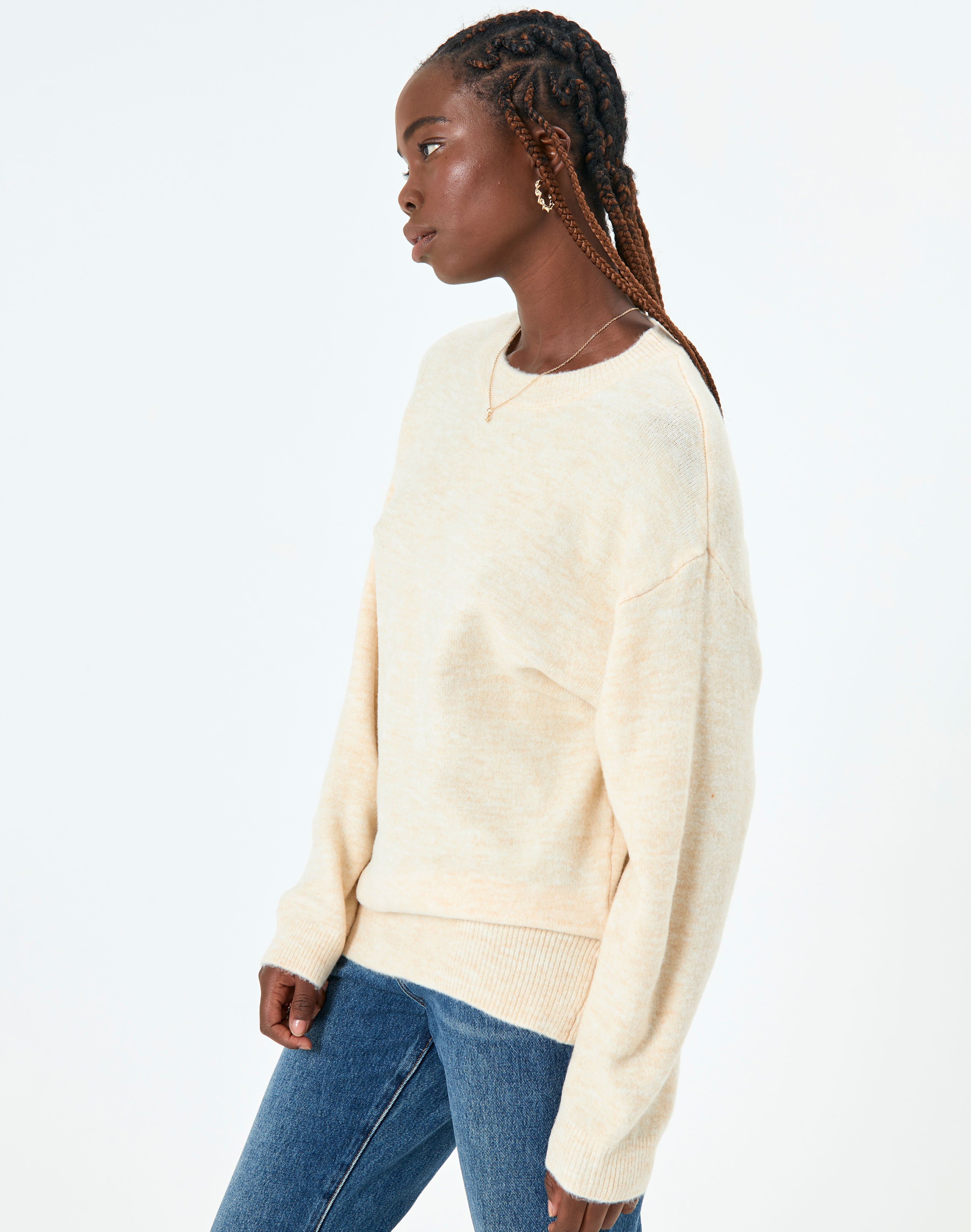 Oversized Knit Jumper in Multi | Glassons