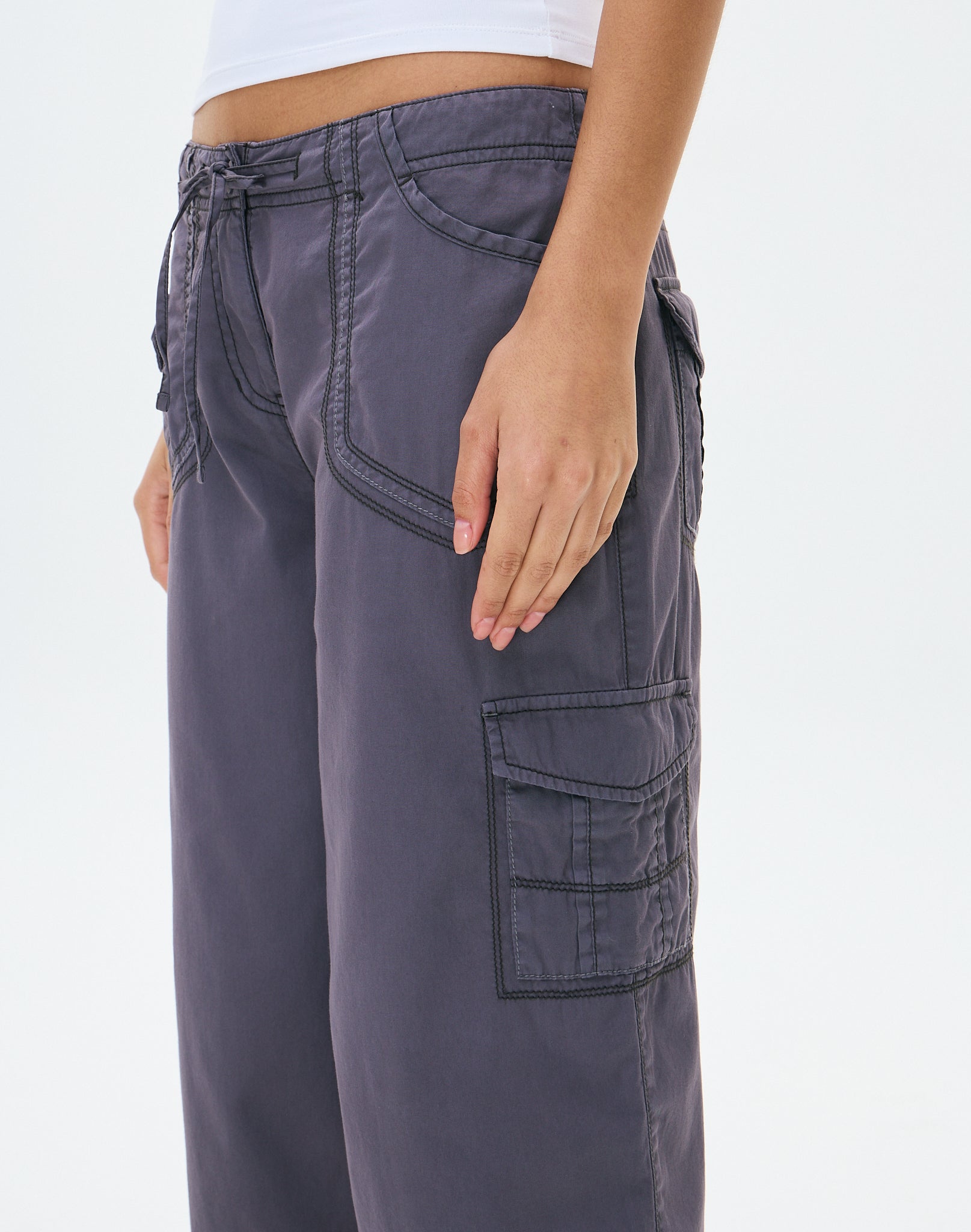 Cotton Women's Utility Capris Style&co Stretch Cotton Cargo