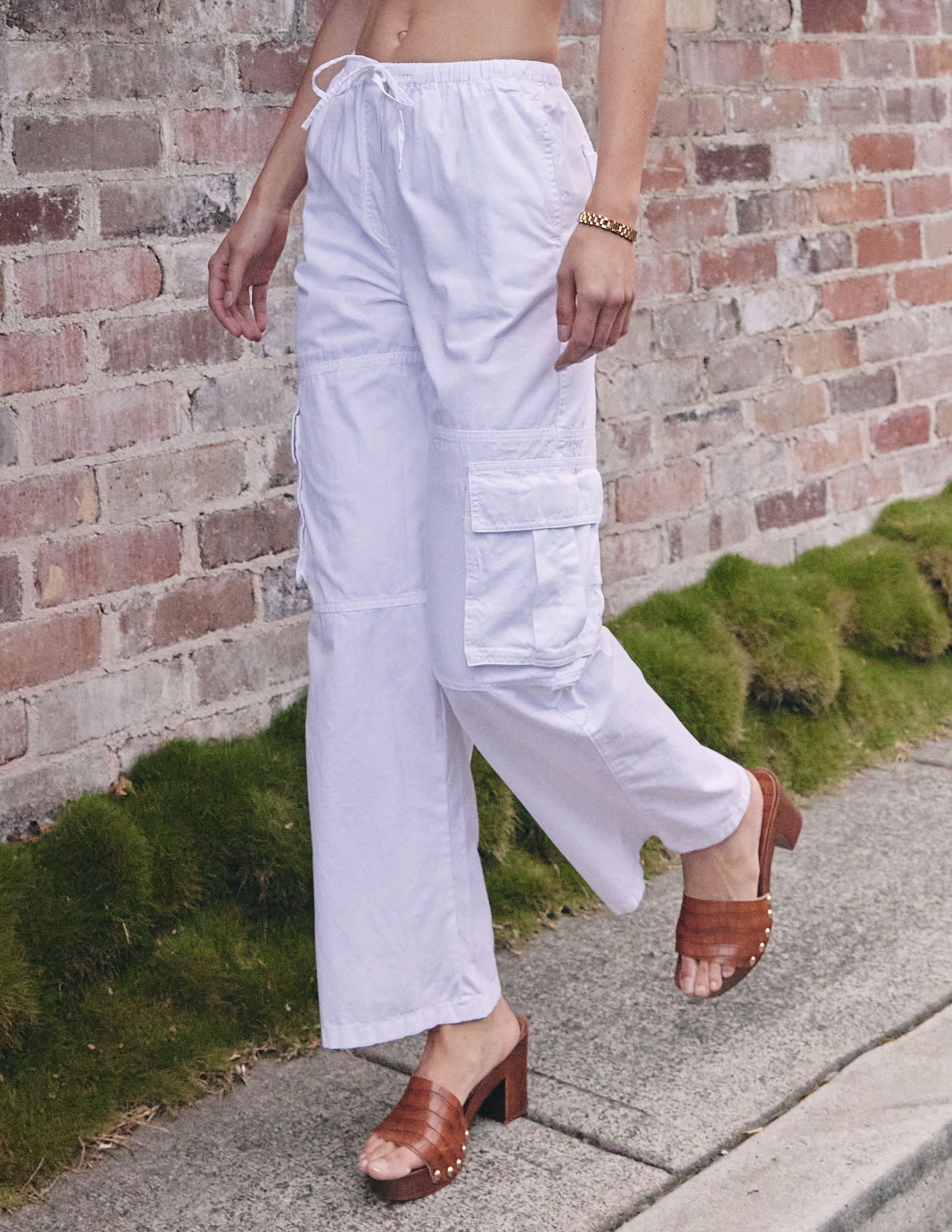 Low Rise Cotton Cargo Pant