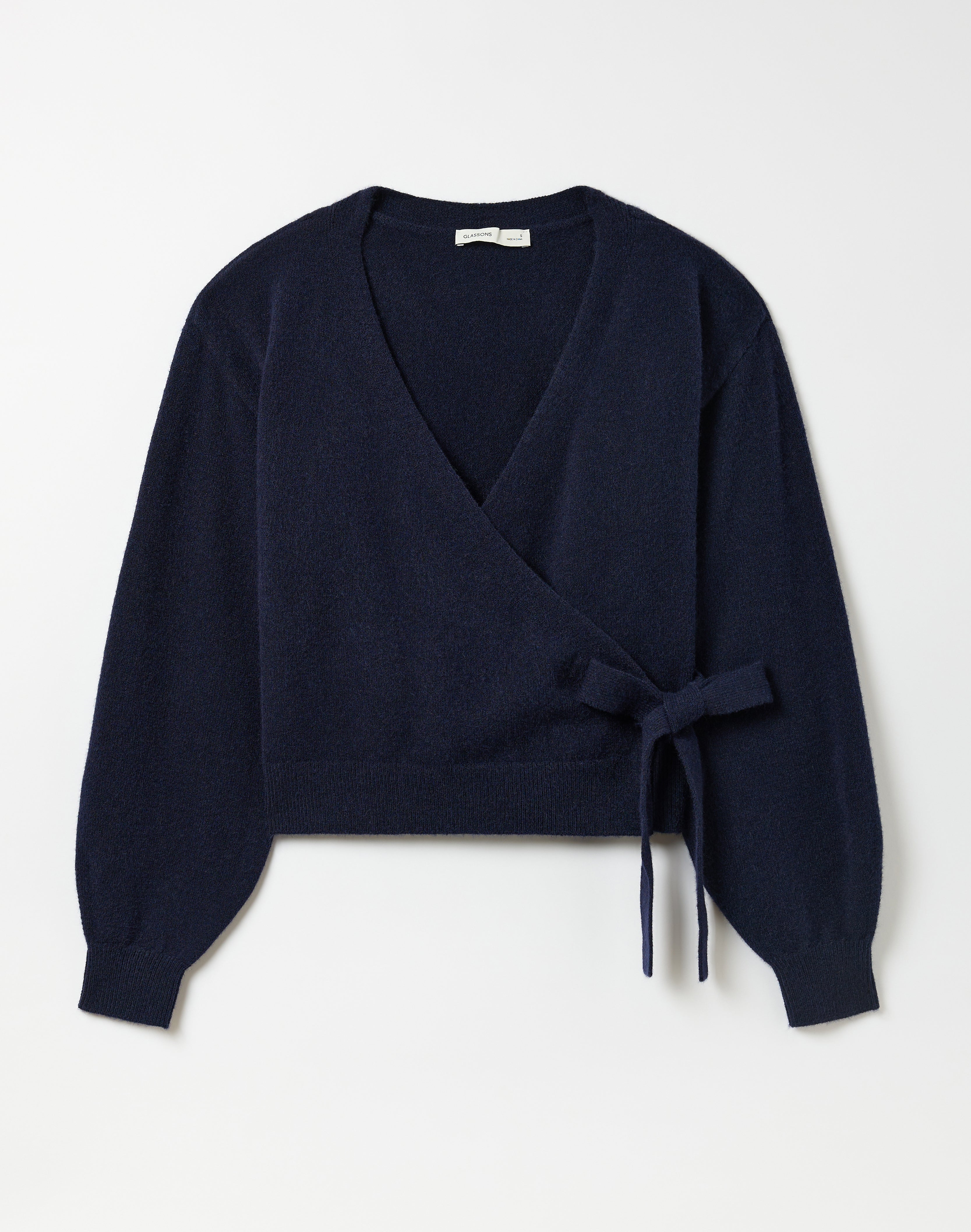 Wrap Knit Cardigan in Midnight Mischief | Glassons