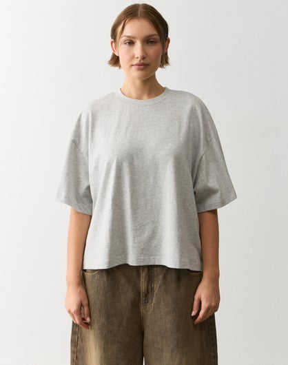 Cotton Boxy Short Sleeve Tee