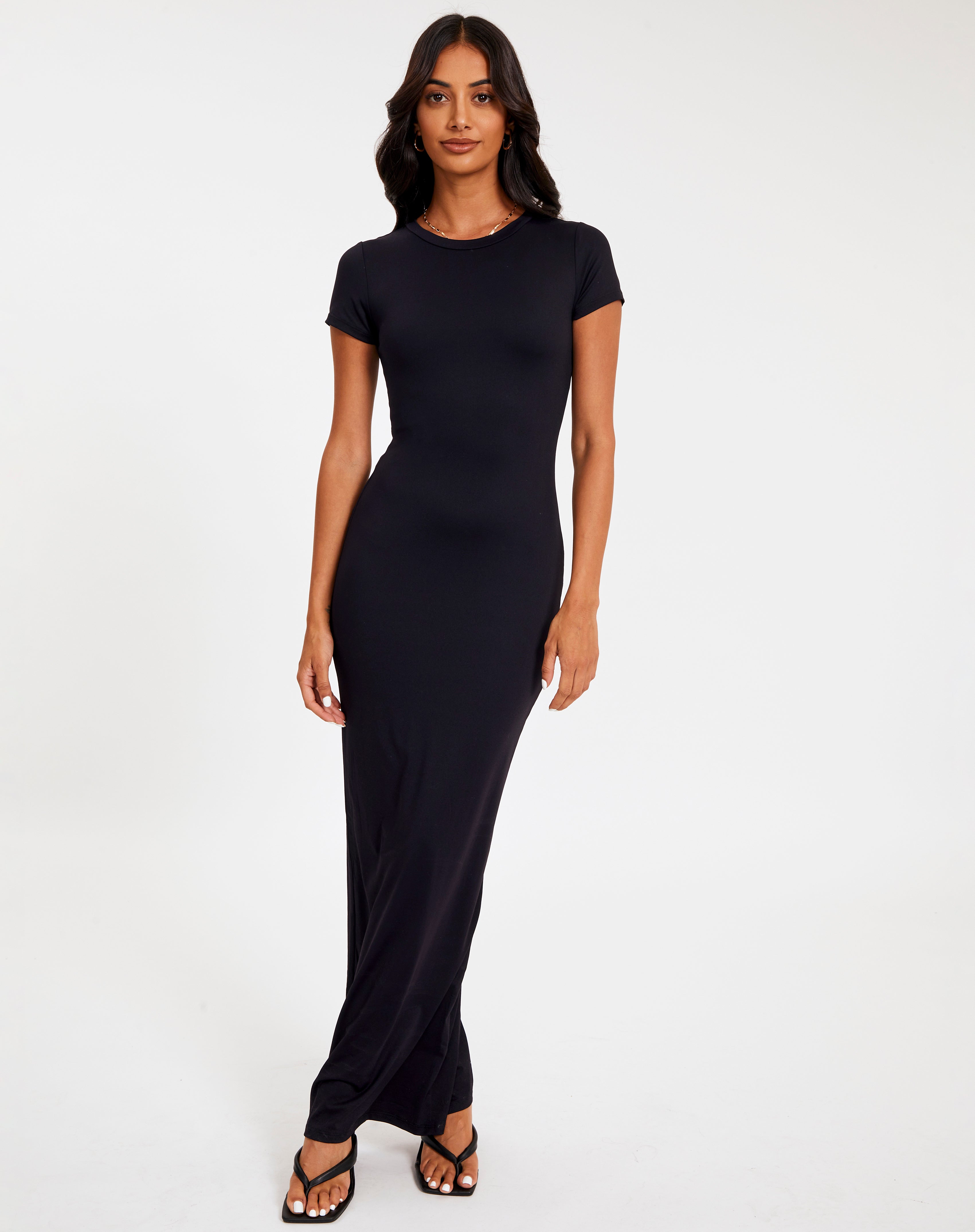 Supersoft Short Sleeve Maxi Dress in 
