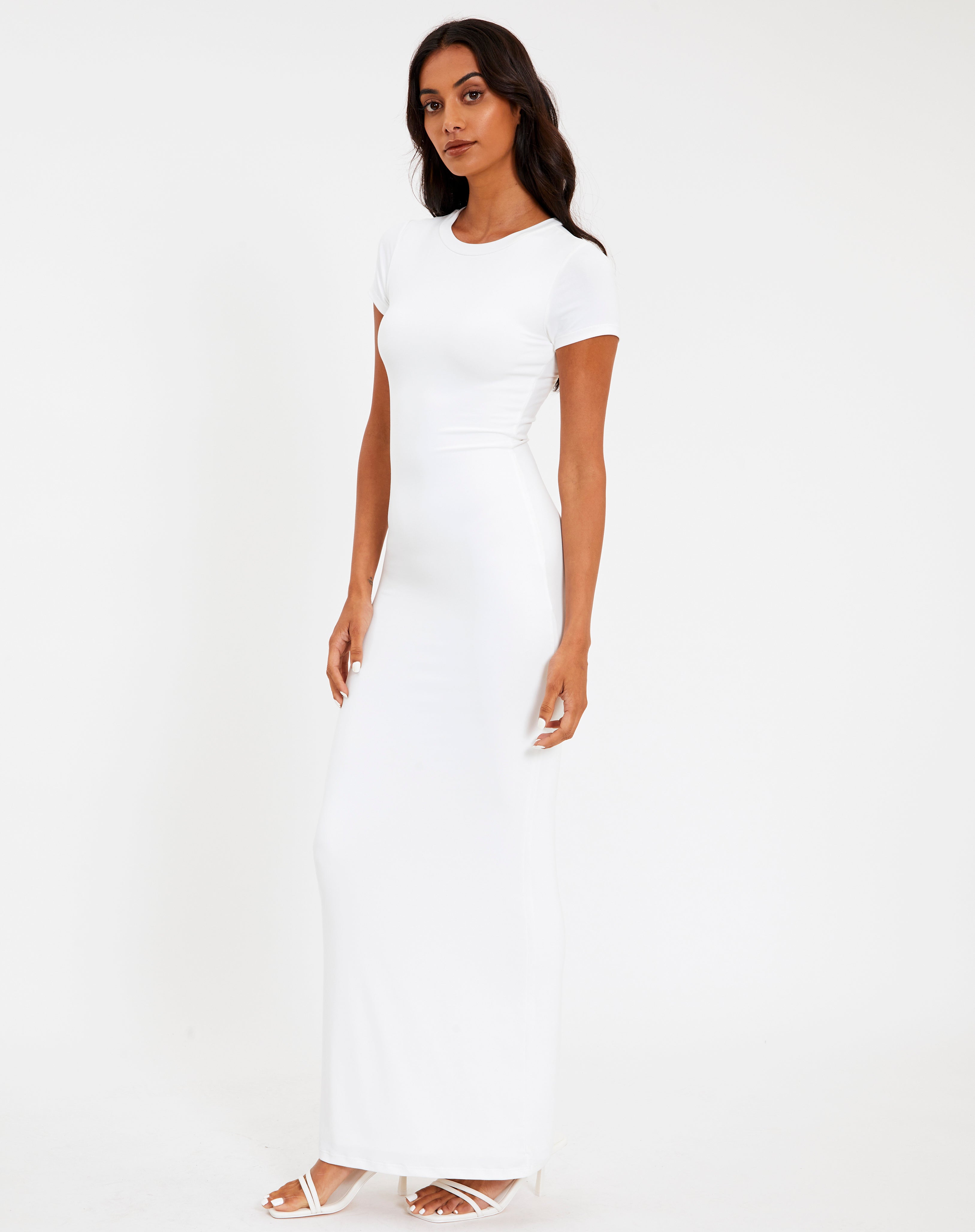 Supersoft Short Sleeve Maxi Dress in 