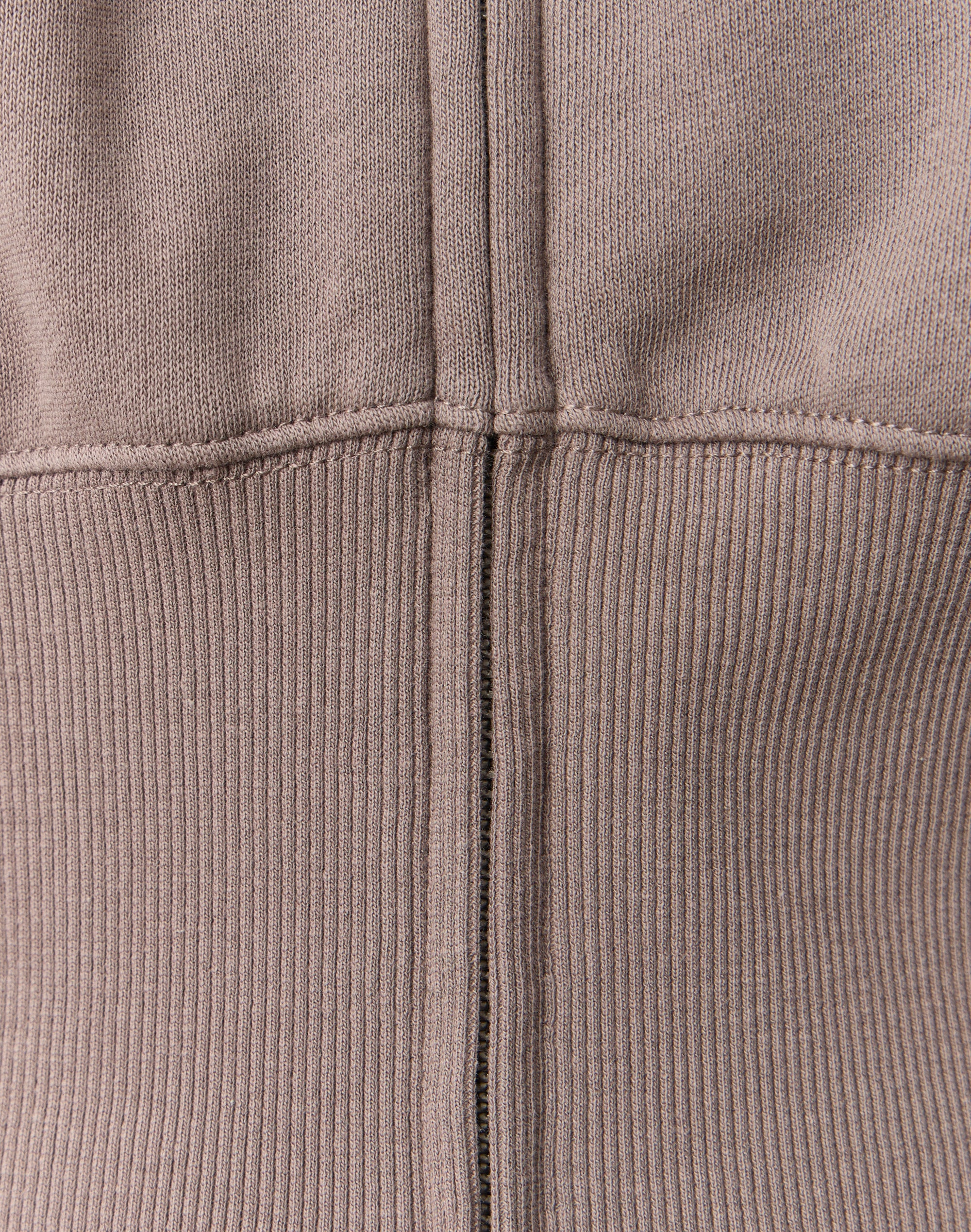 Zip Up Crop Hoodie in Rocky Shores | Glassons US