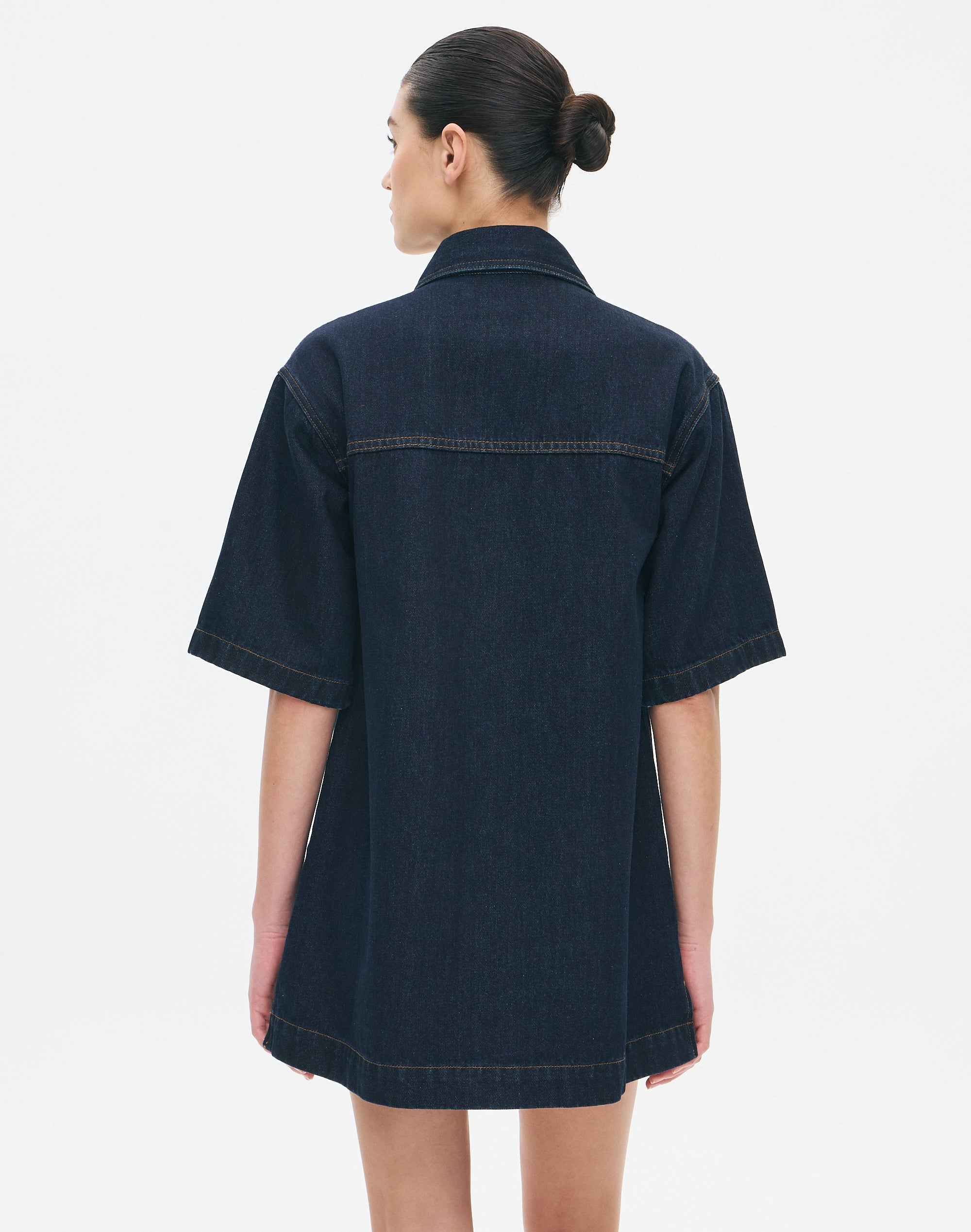 美品★ I LINE DENIM SHIRT DRESS I LINE DENIM SHIRT DRESS