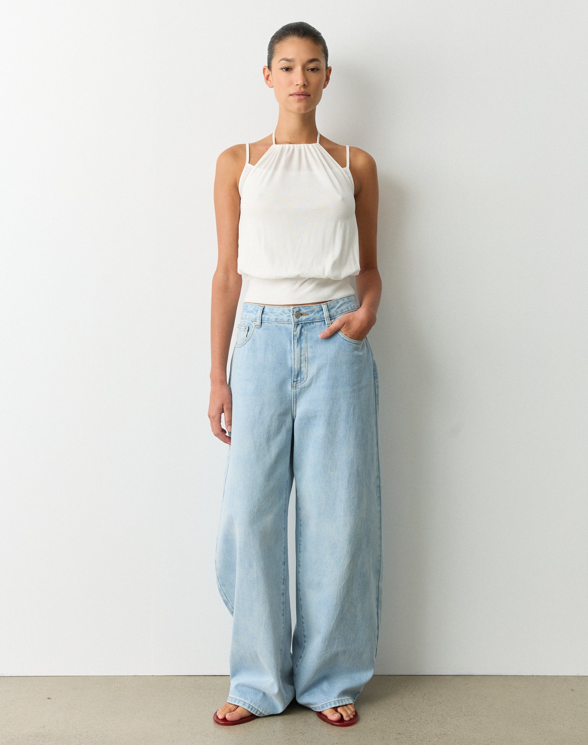 Layered Cami Top in White | Glassons AU