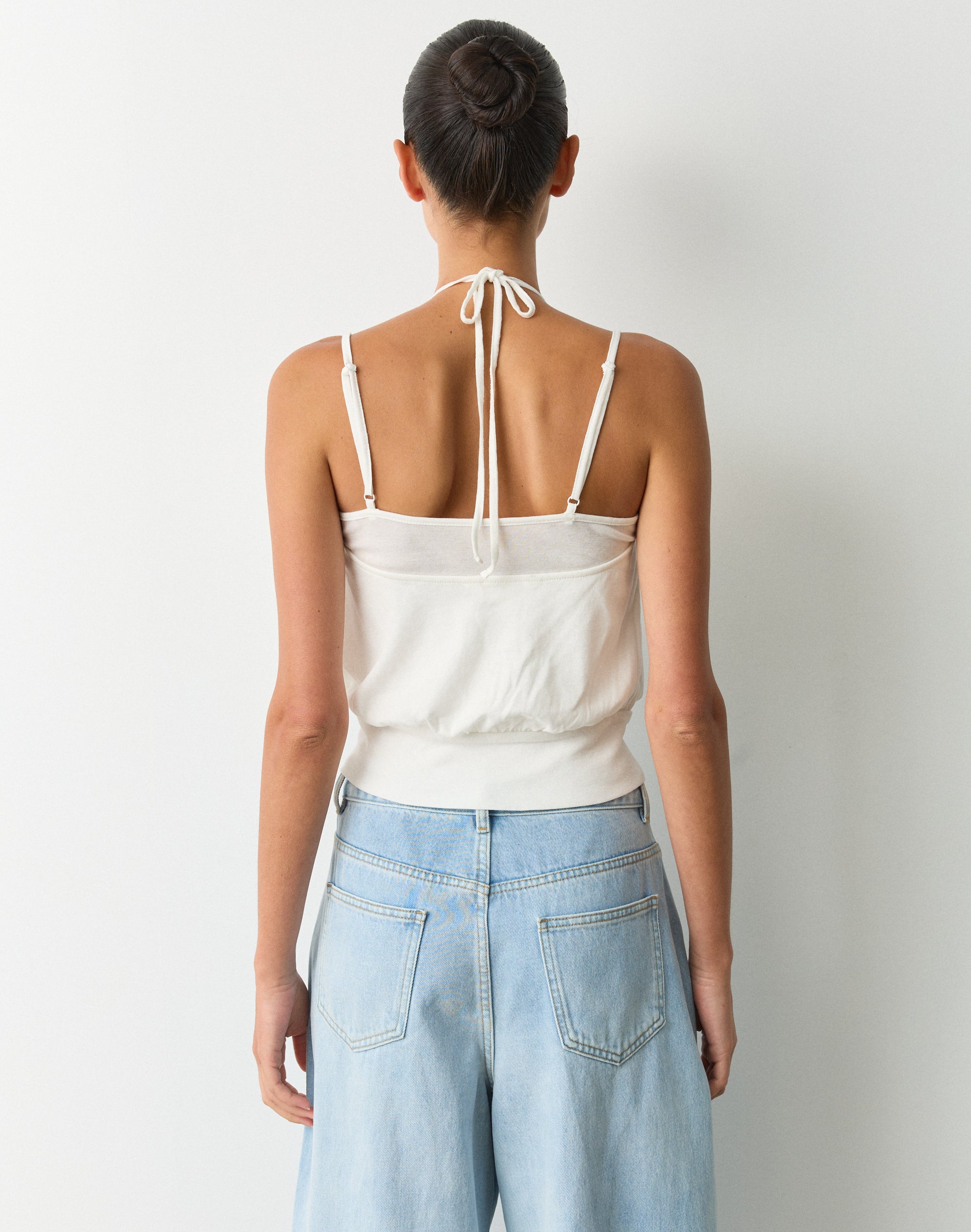 Layered Cami Top in White | Glassons AU